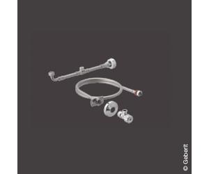 Geberit set di collegamento acqua per AquaClean Tuma accessori per WC, cassetta di scarico 12 cm / 15 cm, 147036001, AquaClean Tuma cromo [WC > Accessori WC]