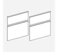 Geberit set frontale cassetti per mobile iCon per lavabo doppio, 598855000, iCon bianco opaco [Mobili da Bagno > Ricambi per Mobili da Bagno]