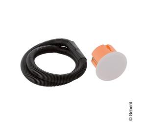 Geberit set struttura grezza, controllo WC con azionamento risciacquo meccanico, maniglia di supporto pieghevole, 241154001, [Placche di Scarico > Accessori per Placche di Scarico]