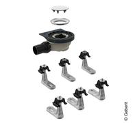 Geberit Setaplano set base di installazione con 6 piedi, altezza acqua di tenuta 50 mm, 154013001, Setaplano [Piatti Doccia > Ricambi per Piatti Doccia]