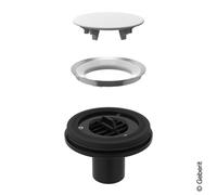 Geberit Setaplano set scarico completo, per installazione in verticale, 154032001, Setaplano bianco [Rubinetteria Bagno > Sistemi di Scarico]