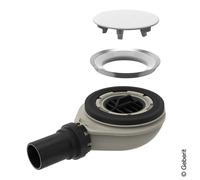 Geberit Setaplano set scarico set completo, per installazione in piano, 154022001, Setaplano bianco [Rubinetteria Bagno > Sistemi di Scarico]