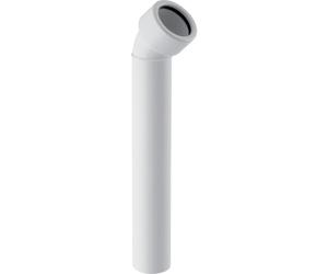 GEBERIT SIFONE gomito 45 gradi d 40 mm con chiusura a vite in polipropilene bianco 152222111