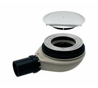 GEBERIT - SIFONE PER PIATTO DOCCIA DN. 90 CON TAPPO PER PILETTA CROMO SCARICO PE 150.583.21.1