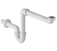Sifone per lavabo Geberit, modello salvaspazio, uscita orizzontale, DN40 - 151.107.11.1