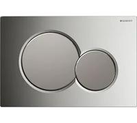 Placca Geberit Sigma01 RouCromato Lucido / Cromosatinato Doppio Tasto | 115.7