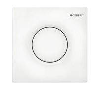 Commande Geberit pour urinoir avec déclenchement pneumatique du rinçage, plaques de déclenchement type 01, 116.011.11.5, 116.011.11.5, Colorazione: bianco-alpino