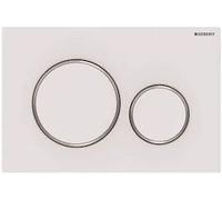 Geberit Sigma 20 115.882.Jt.1 Placca 2 Tasti Bianco Opaco/cromato/bianco Opaco Codice Prod: 115.882.Jt.1