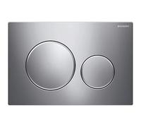 GEBERIT Sigma 20 placca di comando, 1 pezzi, cromato lucido/cromato opaco, 115.8