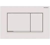 Geberit Sigma 30 115.883.Jt.1 Placca 2 Tasti Bianco Opaco Codice Prod: 115.883.Jt.1