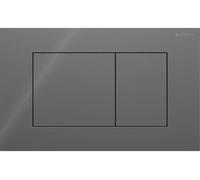 Geberit Sigma 40 Piastra a pressione Square in vetro lava per cassetta Sigma da 8 cm (UP720) e 12 cm (UP320)