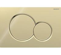 Placca di azionamento Geberit Sigma01 placca di azionamento per 2-flush (Samba nuovo), Colorazione: acciaio inox zincato - 115.770.DT.5