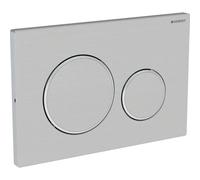 Piastra di azionamento Geberit Sigma20, per 2 sciacquoni, avvitabile, acciaio inox - 115.889.SN.1