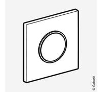 Geberit Sigma ricambio placca di azionamento per comando orinatoio, 241915KJ1, Sigma bianco/cromo [Placche di Scarico > Ricambi per Placche di Scarico]