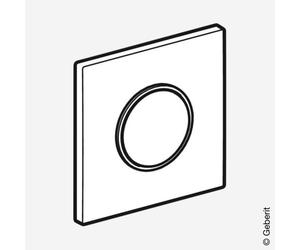 Geberit Sigma ricambio placca di azionamento per comando orinatoio, 241915KJ1, Sigma bianco/cromo [Placche di Scarico > Ricambi per Placche di Scarico]