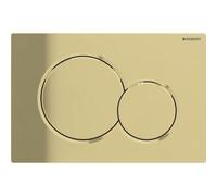 Placca di azionamento Geberit Sigma01 placca di azionamento per 2-flush (Samba nuovo), Colorazione: acciaio inox zincato - 115.770.DT.5