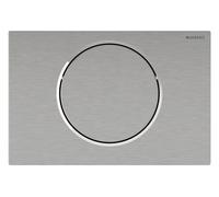 Geberit Sigma10 commande électronique pour WC, alimentation au réseau, pour chasse d'eau à encastrer Sigma 12 cm, avec plaque de déclenchement Sigma10, ronde, pour barres d'appui rabattables, pour com