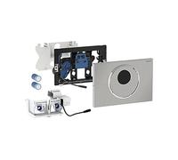 Geberit Sigma10 placca di azionamento Round, 115891SN6, Round Sigma10 [Placche di Scarico > Placche di Scarico per WC]