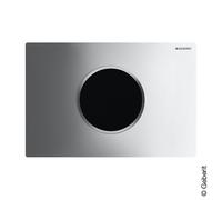 Geberit Sigma10 placca di azionamento Round, 115907KH6, Round Sigma10 [Placche di Scarico > Placche di Scarico per WC]