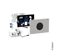 Geberit Sigma10 placca di azionamento Round, 115909SN6, Round Sigma10 [Placche di Scarico > Placche di Scarico per WC]