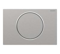 Piastra attuatore Geberit Sigma10 per il lavaggio a filo/stop, colorazione: spazzolato, facile da pulire / lucidato