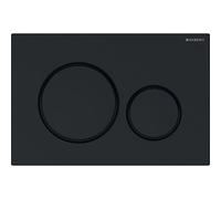 Geberit Sigma20 plaques de déclenchement pour rinçage à 2 quantités, rond, 115882DW1, 115882DW1, Colorazione: nero / nero opaco - CM