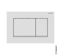 Geberit Sigma20 placca di azionamento Square, 115883011, Square Sigma20 [Placche di Scarico > Placche di Scarico per WC]
