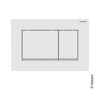 Geberit Sigma20 placca di azionamento Square, 115883111, Square Sigma20 [Placche di Scarico > Placche di Scarico per WC]