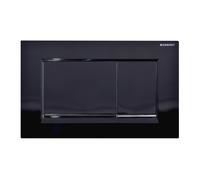 Geberit Sigma20 placca di comando per WC cromo lucido-nero 115.883.KM.1