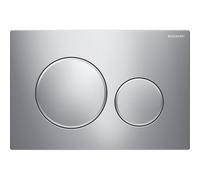 Geberit Sigma20 plaques de déclenchement pour rinçage à 2 quantités, 115.882.KH.1, 115.882.KH.1, Colorazione: cromato lucido / cromato opaco