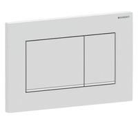 Geberit Sigma20 plaques de déclenchement, pour rinçage à 2 quantités, rectangulaire, 115.883.01.1, 115.883.01.1, Colorazione: laccato opaco bianco, rivestimento facile da pulire / bianco