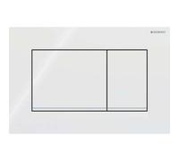 Geberit Sigma20 plaques de déclenchement, pour rinçage à 2 quantités, rectangulaire, 115.883.11.1, 115.883.11.1, Colorazione: bianco / bianco opaco