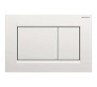 Geberit, Placca di comando Sigma30 115.883.JQ.1, per risciacquo a 2 quantità, colore cromo opaco, cromo 115883JQ1