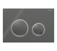 Placca di comando Geberit Sigma21 per doppio scarico, colore metallo cromato, 115.884., Colorazione: cromato / lava - 115.884.JK.1