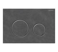 Placca Geberit Sigma50 RouArdesia Mustang / Nero Cromato Doppio Tasto | 115.6