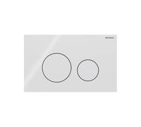 Geberit Sigma40 placca di azionamento Round, 115628SI1, Round Sigma40 [Placche di Scarico > per WC]