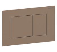 Geberit Sigma40 plaques de déclenchement, pour rinçage à 2 quantités, angulaires, acier inox, 115.629.QB.1, 115.629.QB.1, Colorazione: rosso oro spazzolato