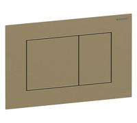 Geberit Sigma40 plaques de déclenchement, pour rinçage à 2 quantités, angulaires, acier inox, 115.629.QF.1, 115.629.QF.1, Colorazione: ottone spazzolato