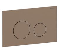 Geberit Sigma40 plaques de déclenchement, pour rinçage à 2 quantités, rond, acier inox, 115.628.QB.1, 115.628.QB.1, Colorazione: rosso oro spazzolato
