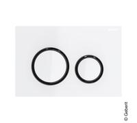 Geberit Sigma50 placca di azionamento Round, 115651SI1, Round Sigma50 [Placche di Scarico > Placche di Scarico per WC]