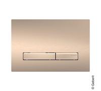 Geberit Sigma50 - Placca di comando, easy to clean, color oro rosso spazzolato 115.670.QB.2