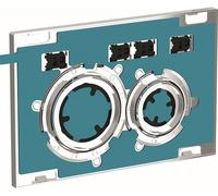 Geberit 115884001 Placca di Comando, Cromo/Personalizzabile, Klein