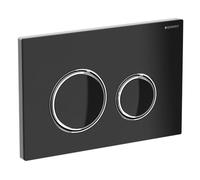 Geberit Sigma50 placca di comando per WC cromo lucido-nero 115.884.SJ.1