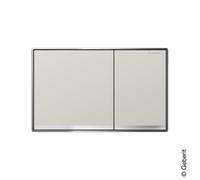 Geberit Sigma60 placca di azionamento Square, 115640JL1, Square Sigma60 [Placche di Scarico > Placche di Scarico per WC]