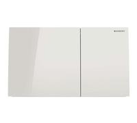 Placca Geberit Sigma70 Square Vetro Grigio Sabbia Doppio Tasto | 115.622.JL.1 Ve
