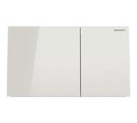 Placca di comando Geberit Sigma70 per 2 sciacquoni, 115.622., Colorazione: grigio sabbia / vetro - 115.622.JL.1