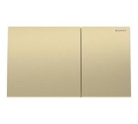 Placca di comando Geberit Sigma70 per 2 sciacquoni, 115.622., Colorazione: Acciaio inox ottone - 115.622.QF.1