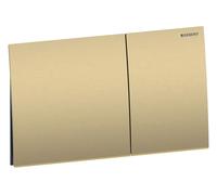 Placca di comando Geberit Sigma70 per 2 sciacquoni, 115.622., Colorazione: Acciaio inox ottone - 115.622.QF.1