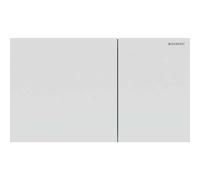 Geberit Sigma70 plaques de déclenchement pour rinçage à 2 quantités, rectangulaire, 115622JT1, 115622JT1, Colorazione: Acciaio inox laccato bianco opaco - CM