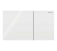 Geberit Sigma70 - Placca di comando, vetro/bianco 115.622.SI.1